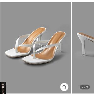 Elegant White Women's Heels
